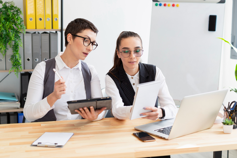 women standing together