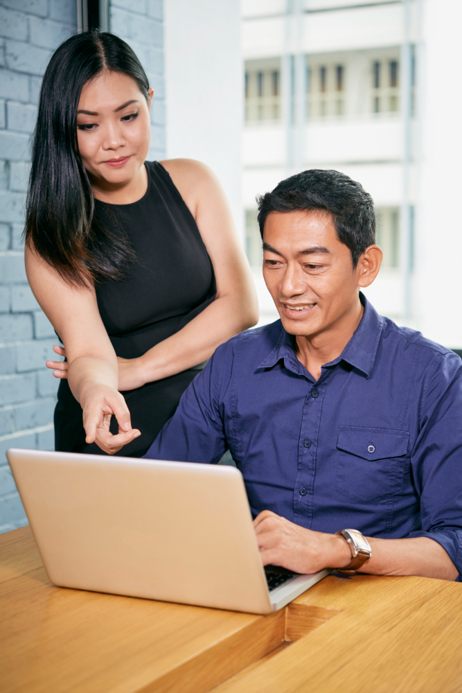 Women working together